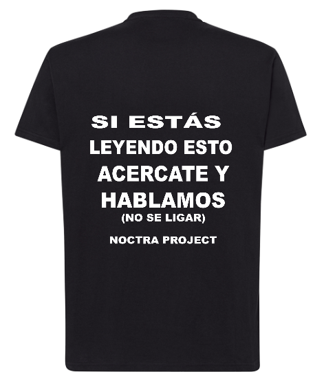 CAMISETA ACÉRCATE Y HABLAMOS